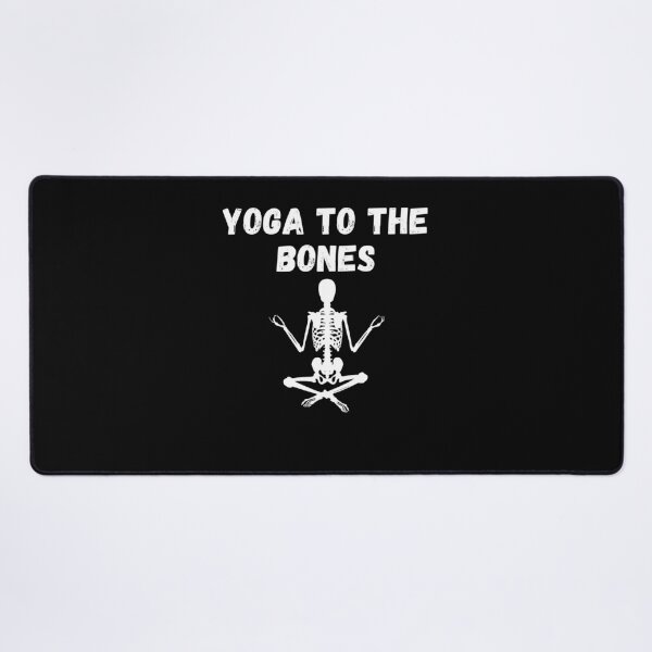 Item preview, Meditating Skeleton for Halloween yoga to the bones design designed and sold by PODI-Art.