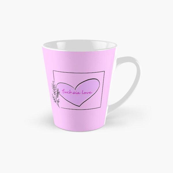 Item preview, FUCHSIA LOVE #12  (Heart Line Drawing w/ white background) designed and sold by EllieMonroe.