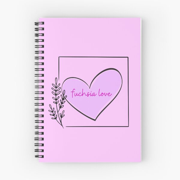 Item preview, FUCHSIA LOVE #12  (Heart Line Drawing w/ white background) designed and sold by EllieMonroe.