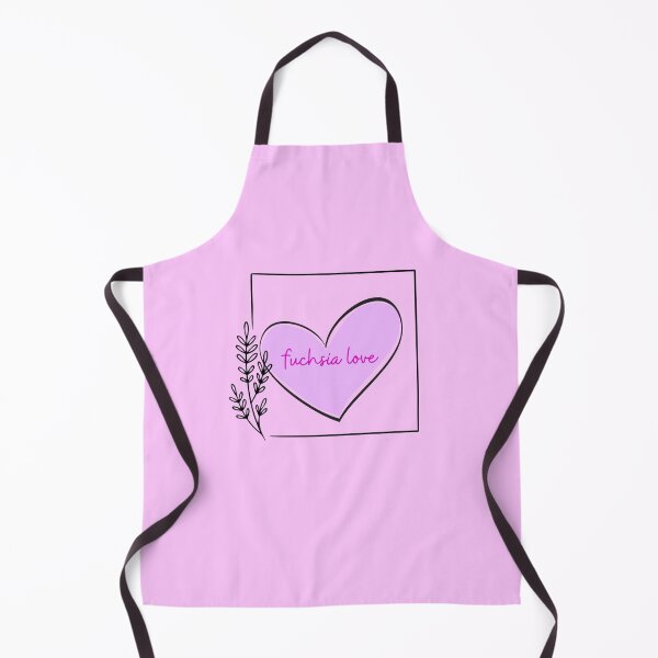 Item preview, FUCHSIA LOVE #12 (Heart Line Drawing w/ white background) designed and sold by EllieMonroe.