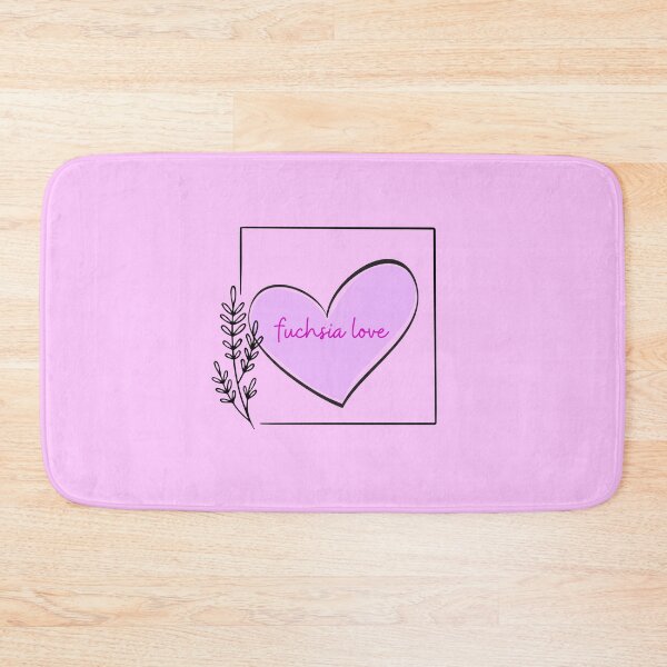 Item preview, FUCHSIA LOVE #12  (Heart Line Drawing w/ white background) designed and sold by EllieMonroe.