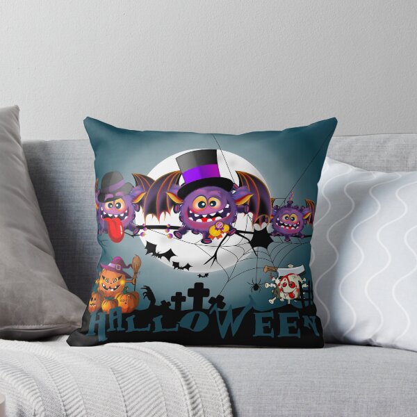 Item preview, The Brokos on Halloween over the graveyard designed and sold by simonsitos.