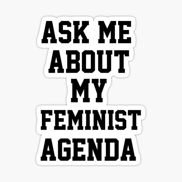 Artikel-Vorschau von Feministische Agenda, designt und verkauft von RabbitWithFangs.