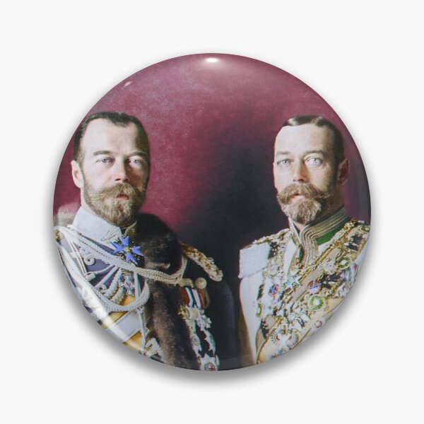 Item preview, Tsar Nicholas II and King George V in German military uniforms, Berlin, 1913 designed and sold by Marina Amaral.