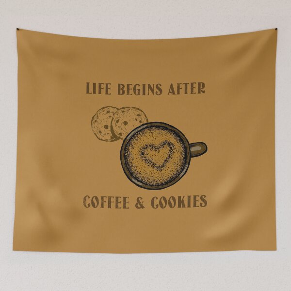 Item preview, Life Begins After Coffee And Cookies. Coffee And Cookie Lovers designed and sold by Rebel-Design.