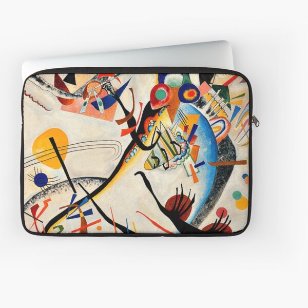 Kandinsky - Blue Segment, popular Kandinsky painting Laptop Sleeve