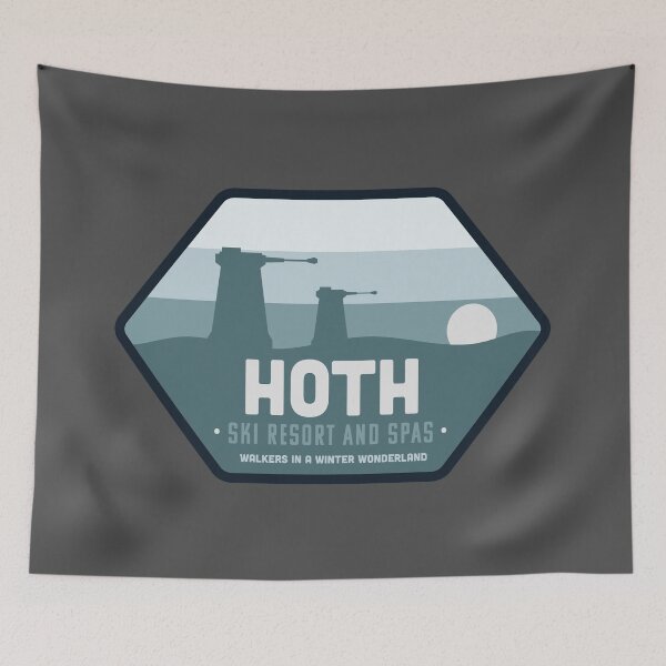 Item preview, Hoth Ski Resort - Walkers in a Winter Wonderland designed and sold by Varghalla.