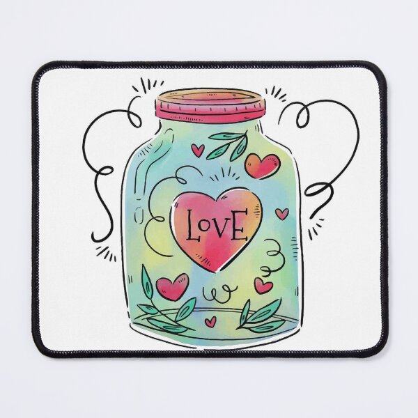 Item preview, Valentine jar designed and sold by Midhuna.