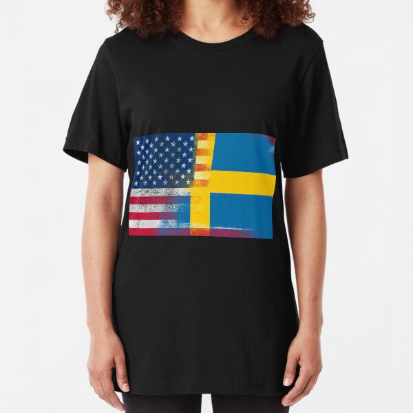 Sweden Flag Vintage Style Retro Swedish Youth Kids T-Shirt Gift Idea