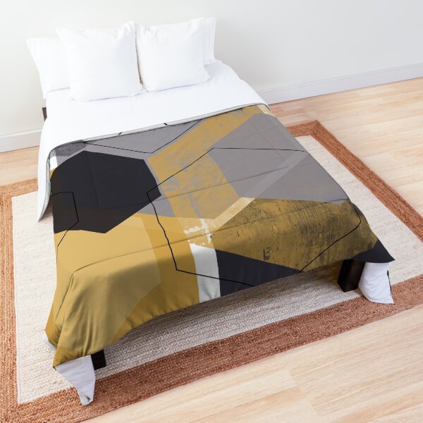 Geometric Nordic Design Art Comforter