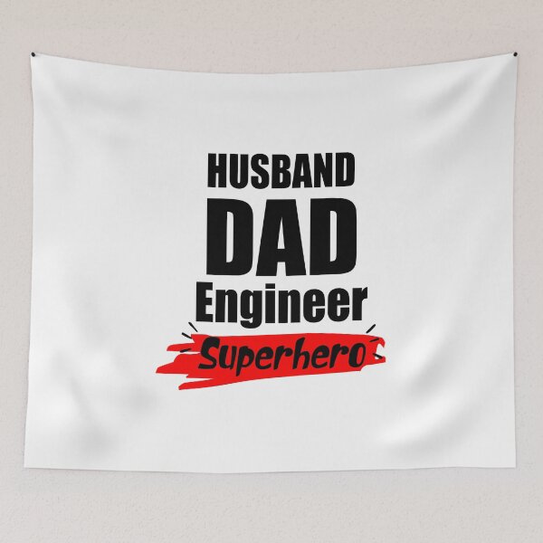 Item preview, Superhero Engineer Daddy Husband  designed and sold by gooldenfish.
