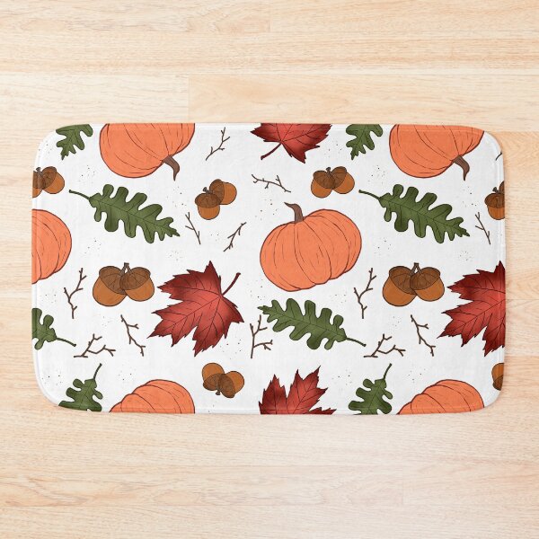 Item preview, Autumn Pattern w/pumpkin, acorn, maple leaves designed and sold by OblivionByK.