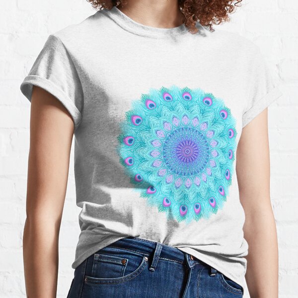 peacock t shirt women's