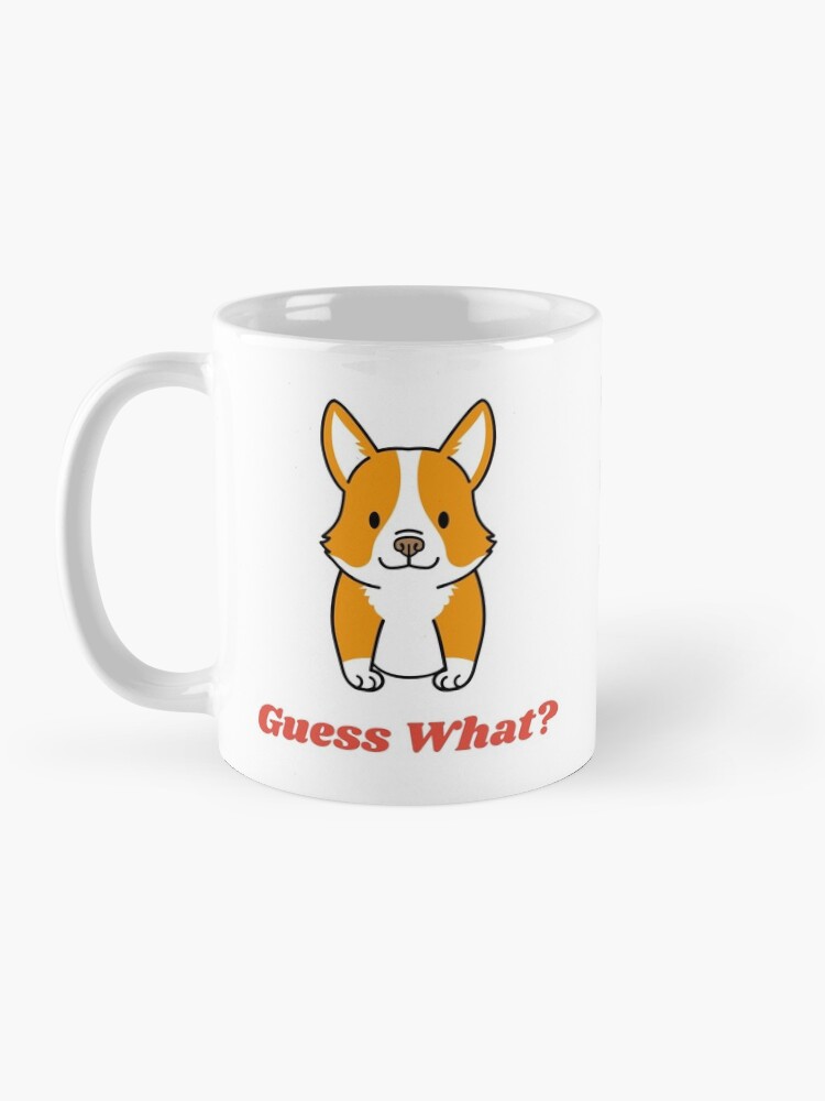Thumbnail 3 of 6, Coffee Mug, 2-Sided Guess What? Corgi Butt! Funny designed and sold by funnylifeusa.