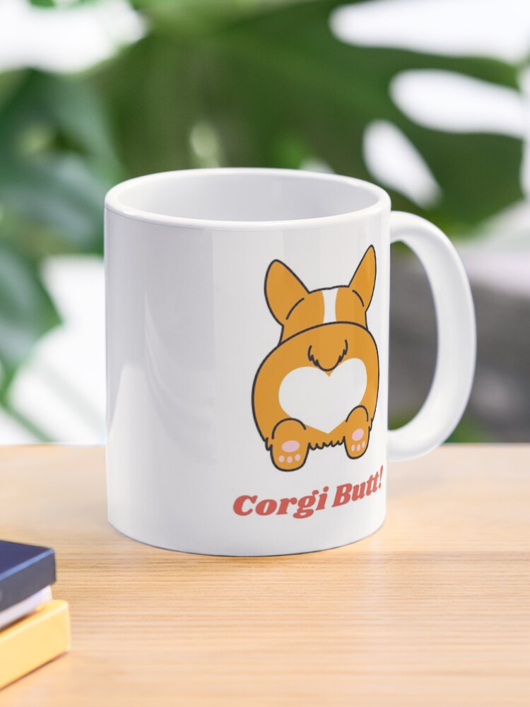 Thumbnail 1 of 6, Coffee Mug, 2-Sided Guess What? Corgi Butt! Funny designed and sold by funnylifeusa.