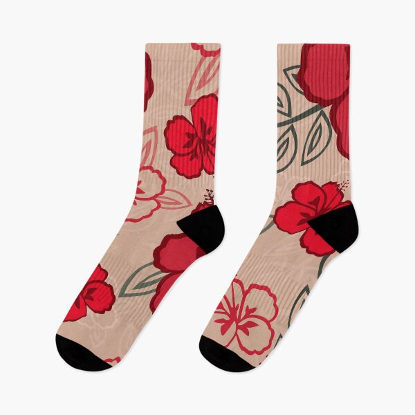 Item preview, Red Hawaiian Hibiscus Pattern designed and sold by JannaSalak.