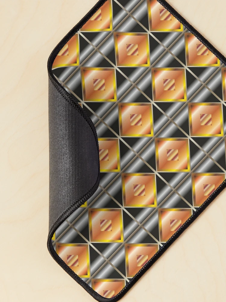 Thumbnail 2 of 5, Mouse Pad, Metallic Geometric Charming Patterns designed and sold by ClassyPatterns.