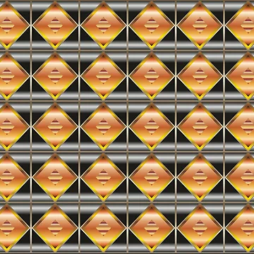 Artwork thumbnail, Metallic Geometric Charming Patterns by ClassyPatterns