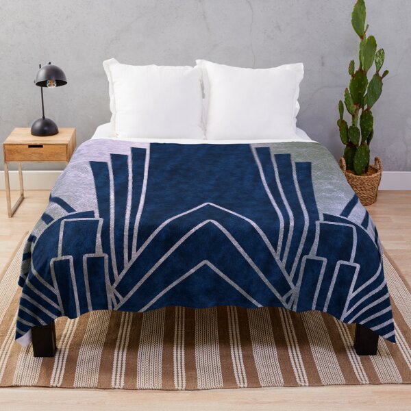 Item preview, Art Deco glamour - navy and silver designed and sold by RoseAesthetic.