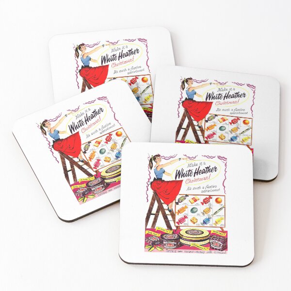 Item preview, WHITE HEATHER CHOCOLATES - CHRISTMAS ADVERT designed and sold by ThrowbackAds.