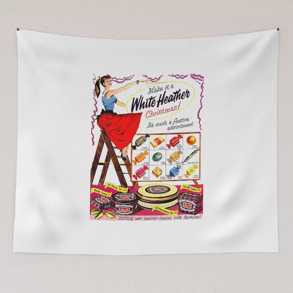 Item preview, WHITE HEATHER CHOCOLATES - CHRISTMAS ADVERT designed and sold by ThrowbackAds.