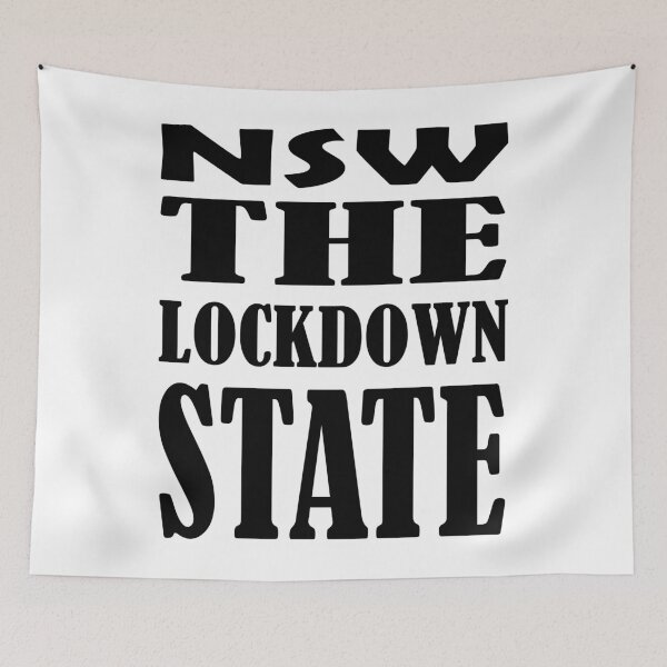 Item preview, NSW THE LOCKDOWN STATE designed and sold by DomGDesign.