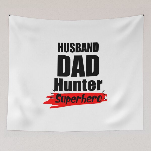 Item preview, Superhero Hunter Dad Husband designed and sold by gooldenfish.