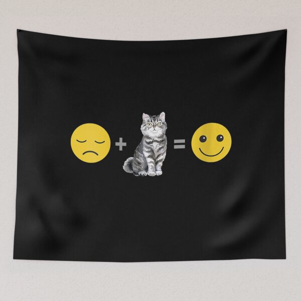 Item preview, Womens Sad Face Plus Scottish Straight Cat Equals Smile Face V-Neck  designed and sold by BaldricShop.
