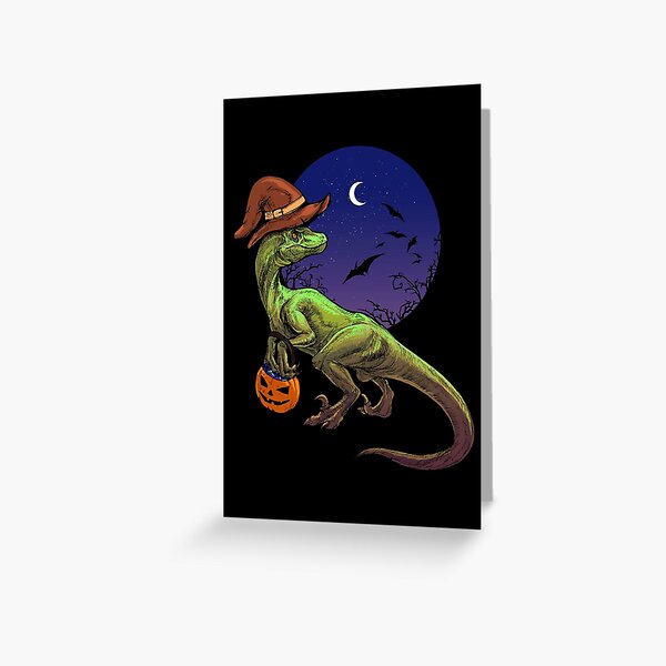 Item preview, Halloween Dinosaurs On The Moon designed and sold by Ryuvhiel.