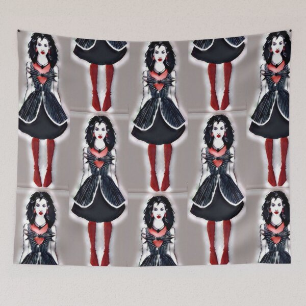 Item preview, Comicon Cathy - Spooky Christmas fan designed and sold by BURPdesigns.