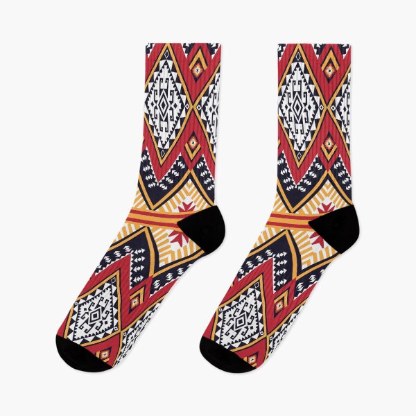 Item preview, colorful ethnic geometric pattern designed and sold by GeomePattern.