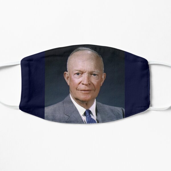 Eisenhower. Dwight D. Ike. 34th President of the United States. Flat Mask