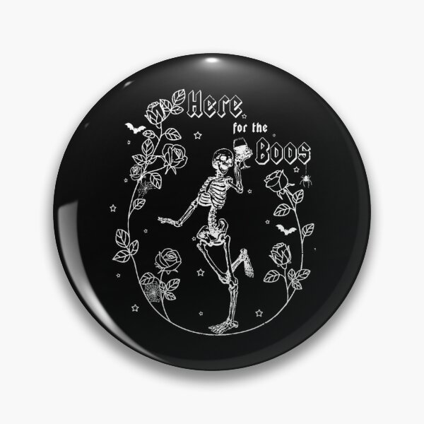 Item preview,  Just Here Boos Funny Skeleton Drinking Wine designed and sold by suzanso.
