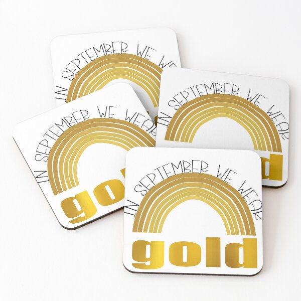 Artikelvorschau, im september tragen wir gold entworfen und verkauft von Funny-Quote.