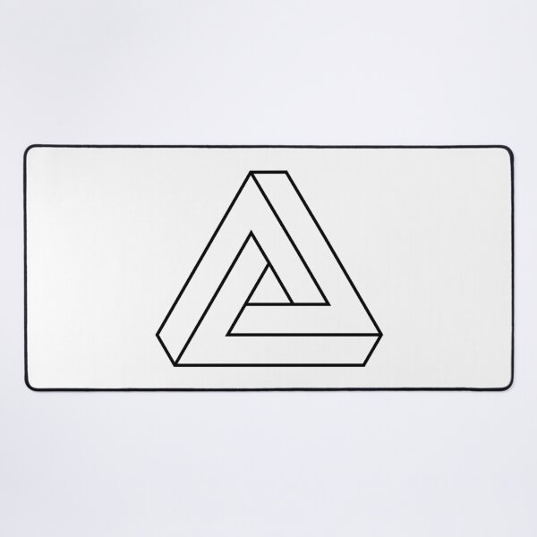 Item preview, Impossible triangle outline. Penrose optical illusion. designed and sold by TashaVector.