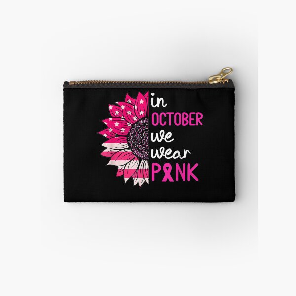 Item preview, In October We Wear Pink Breast Cancer Awareness US Flag designed and sold by RogerGift.