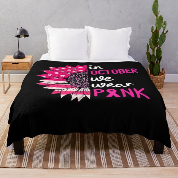 Item preview, In October We Wear Pink Breast Cancer Awareness US Flag designed and sold by RogerGift.