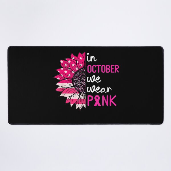 Item preview, In October We Wear Pink Breast Cancer Awareness US Flag designed and sold by RogerGift.