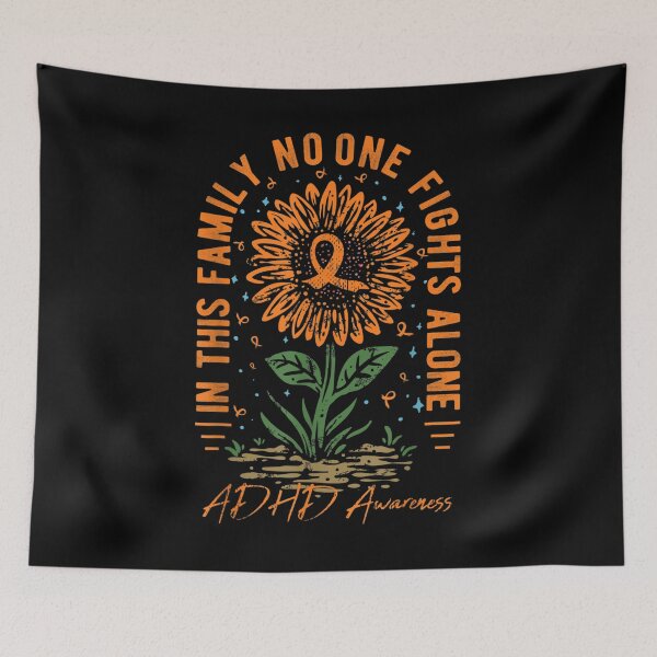 Item preview,  Family Fight Alone Adhd Awareness designed and sold by caral8.