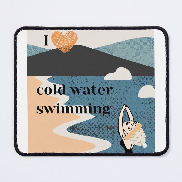 Item preview, I love cold water swimming ice water designed and sold by Wildflow Creations.