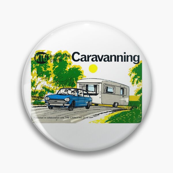 Item preview, CARAVANNING - BOOK COVER designed and sold by ThrowbackAds.