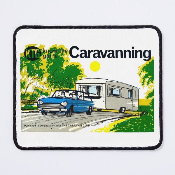 Item preview, CARAVANNING - BOOK COVER designed and sold by ThrowbackAds.