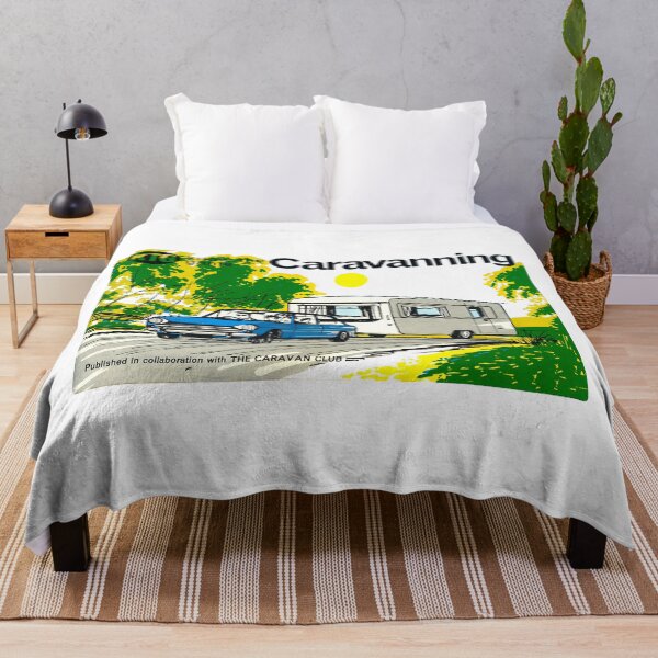 Item preview, CARAVANNING - BOOK COVER designed and sold by ThrowbackAds.