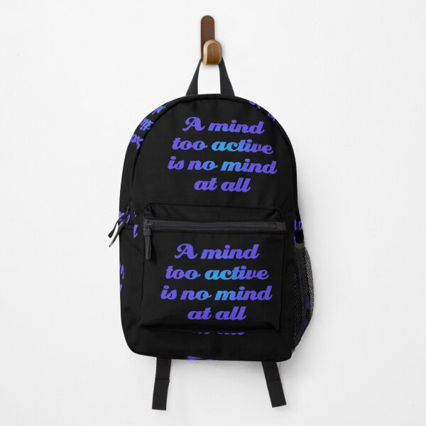Item preview, A mind too active is no mind at all. v.1 designed and sold by x1brett.