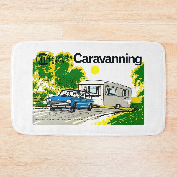 Item preview, CARAVANNING - BOOK COVER designed and sold by ThrowbackAds.