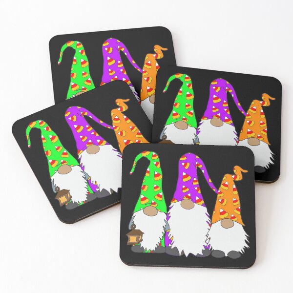 Item preview, 3 Halloween Gnomes Trick Or Treating  Fall designed and sold by funnytshirtemp.