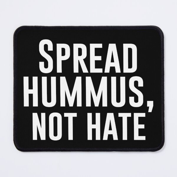 Item preview, Spread hummus, not hate - Funny Vegetarian Present For Mom, Dad And Friend designed and sold by Aymanclothings.