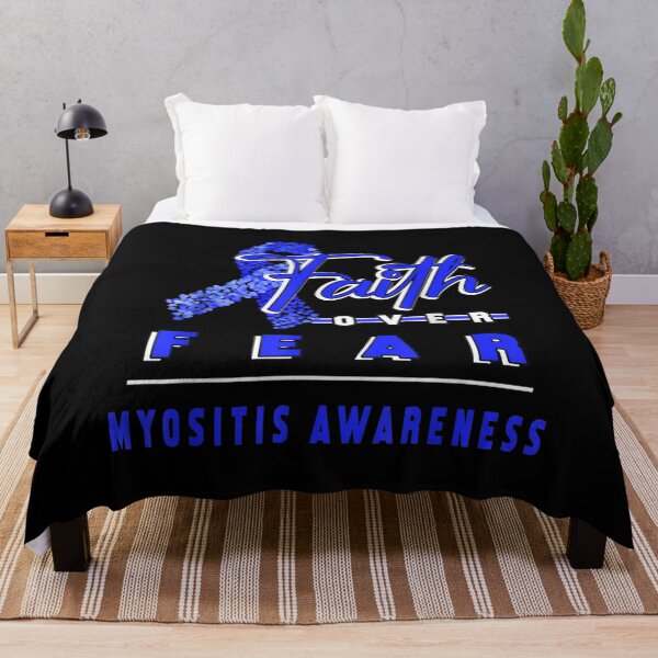 Item preview, With Myositis Awareness Faith Always Overs Fear designed and sold by caral8.