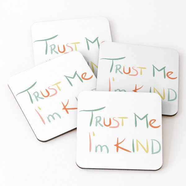 Item preview, Trust me I'm kind funny colorful sign designed and sold by Juditdesign.