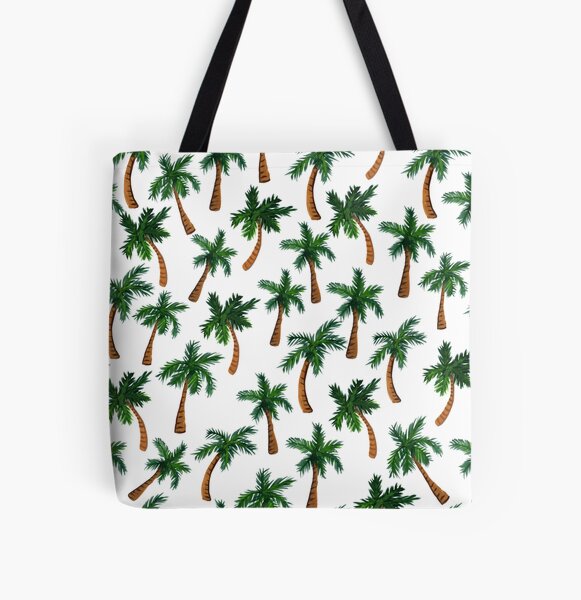 Palm Tree Print All Over Print Tote Bag